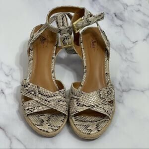 5/$30 G.H. Bass Kendall Espadrille Wedge Sandals Sz 9